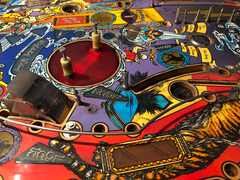 Tales Of The Arabian Nights Pinball Machine Mylar Set 