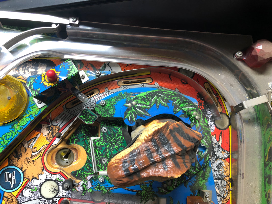 lanceur pistolet data east Jurassic park flipper