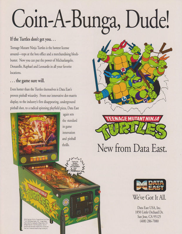 Pinball Pro Speaker kit Data East Teenage Mutant Ninja Turtles pinball machine 