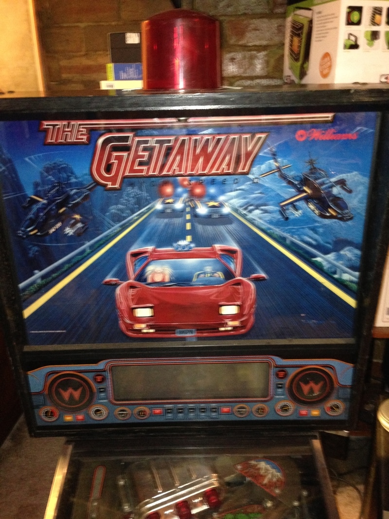 The Getaway High Speed II Pinball Custom target decals set